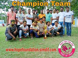 Hope Foundation team is the champion